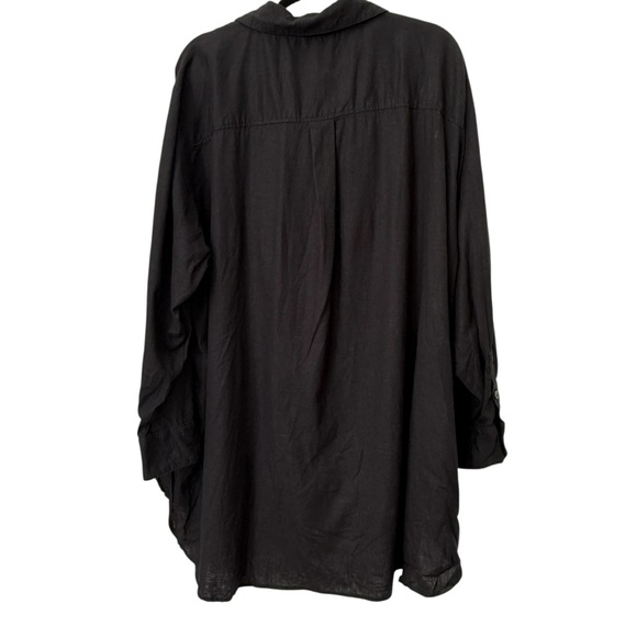 Universal Standard High-Low Dawn Stretch‎ Linen Tunic - Picture 8 of 10